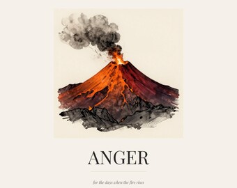 Sanctuary of Self Reflection Journal - Personalized 30-Day Guided Wellness Book for Anger Management