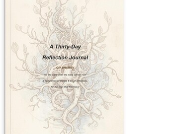 Sanctuary of Self Reflection Journal - Personalized 30-Day Guided Wellness Book for Anxiety & Mental Health