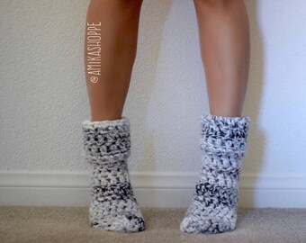 Pdf Pattern Only Cozy Reading Socks Crocheted Sock Etsy