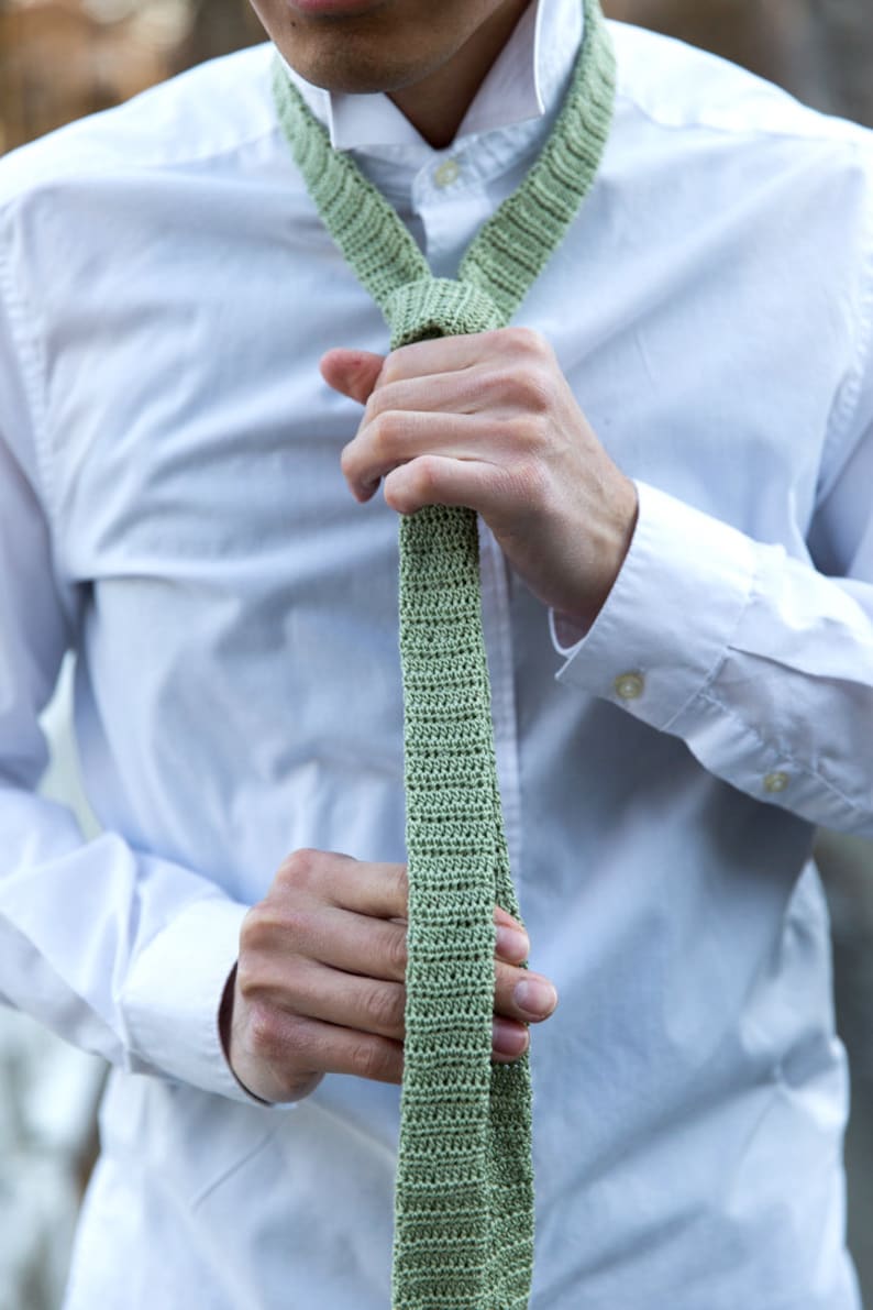 Men's Pastel Green Necktie Men's Tie Men's | Etsy