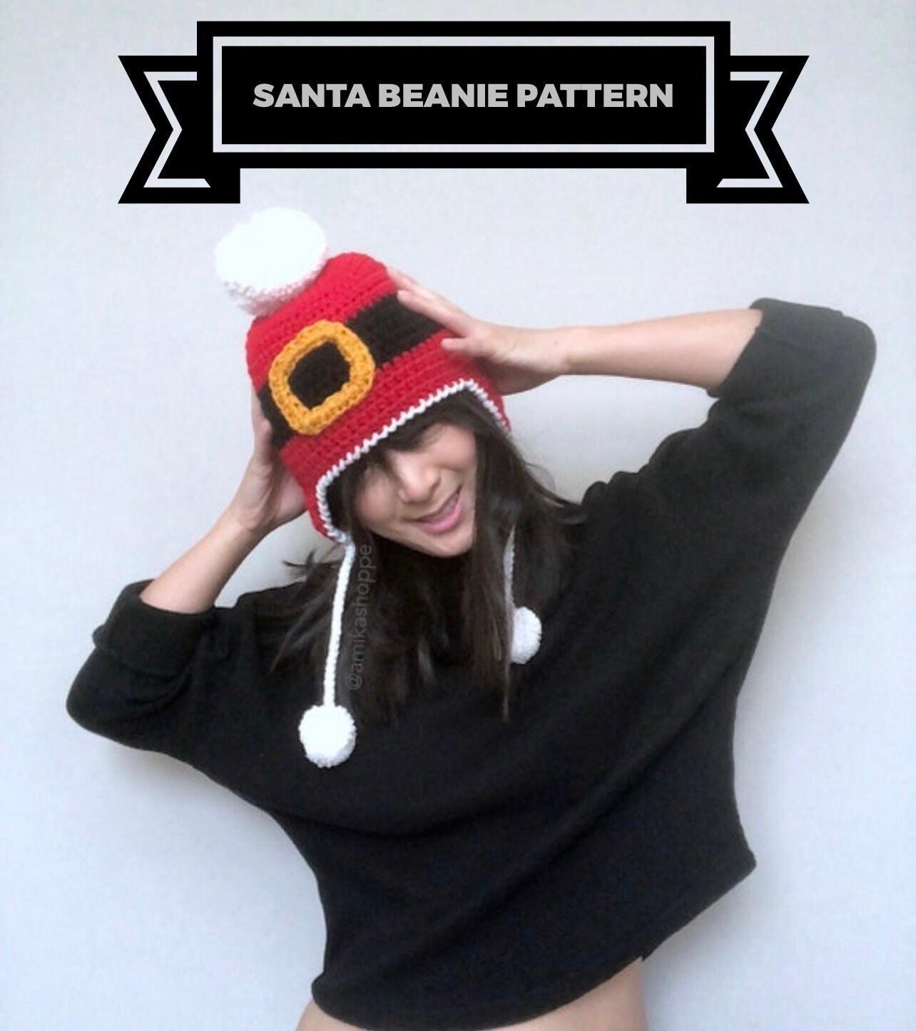 30 Hipster Slouchy Beanie Crochet Patterns for Stylish DIY Hats 26 Adult Santa Beanie Pattern