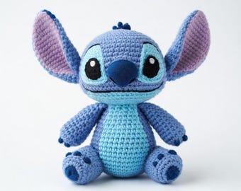 Stitch Amigurumi Crochet Pattern | Beginner Friendly Toy Tutorial (PDF Download)