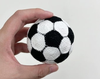 Crochet Soccer Ball Amigurumi Pattern, Plush Sports Toy PDF, Nursery Decor (Digital Download)