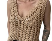 Breezy Crochet Bustier Top Pattern: Boho Corset Summer Crop (PDF Download)