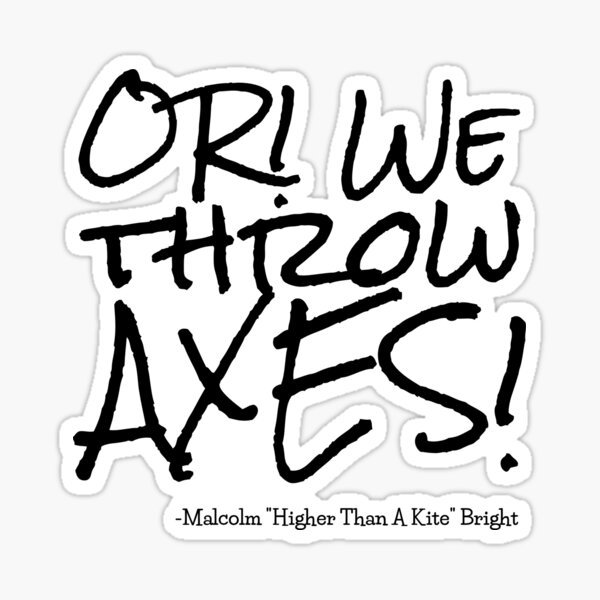Prodigal Son - Axes Vinyl Sticker