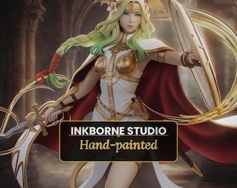 Figura de Saint Seiros — Hecha por encargo, pintada a mano, escala 1/8, Fire Emblem · Envío gratuito desde Italia
