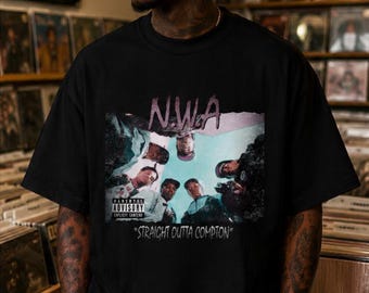N.W.A | Straight Outta Compton Album | Hip Hop Streetwear | Oversized T-Shirt