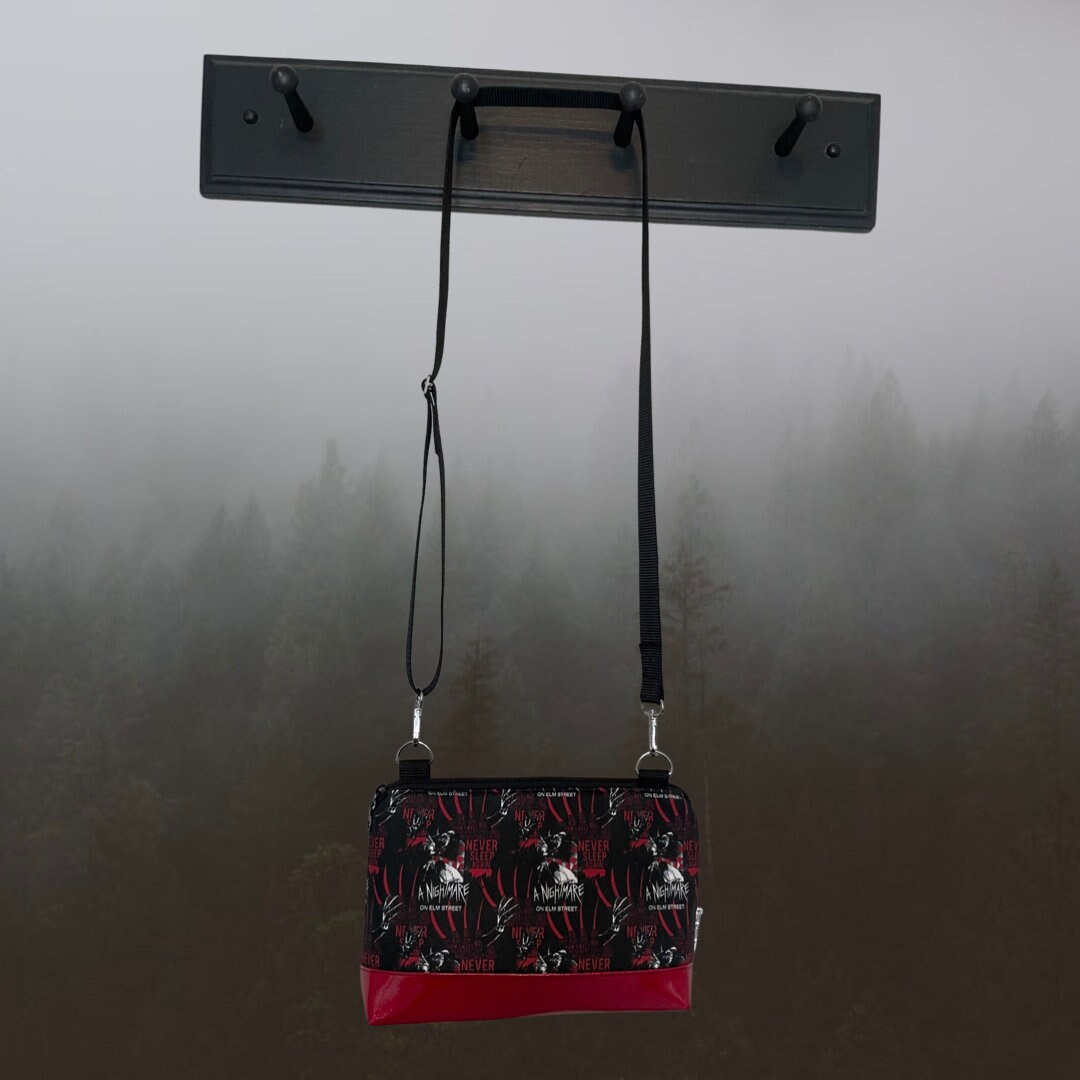 Purse, Horror Fan Cross Body Bag, Purse, Mask Purse, Killer Bag, Serial