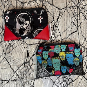 Monedero/billetera/2 láminas de Universal Monsters/La novia de Frankenstein