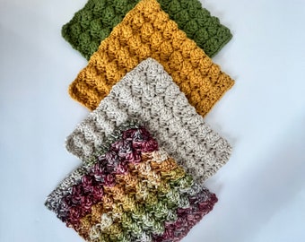 Ready to Ship Set of 4 Crochet Dish Cloths 6.5in square-100% Cotton-Dish Cloth-Knit Dish Cloth-Crochet Dish Cloth-Wash Cloth Rainbow