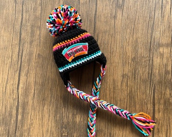 Crochet Newborn San Antonio Spurs Basketball Hat Baby Boy Baby Girl Knit Hat