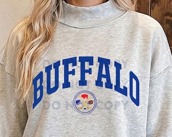 Buffalo Sports Mashup Mockneck Sweater