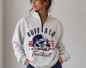Buffalo Football Quarter Zip - Lightweight