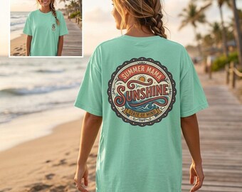 Summer Mama Sunshine State of Mind T-Shirt – Beach Vibes Apparel