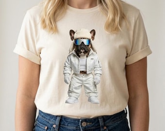 Custom Pet Portrait Shirt Dog Mom Gift Personalized Dog Shirt Custom French Bulldog Sweatshirt Retro Custom Tee Personalized Pet Shirt