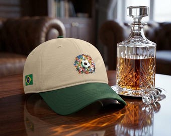 Soccer cap | Personalized washed soccer cap with your favorite country