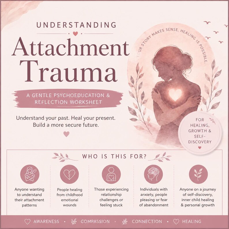 Understanding Attachment Trauma Workbook | Inner Child Healing ...