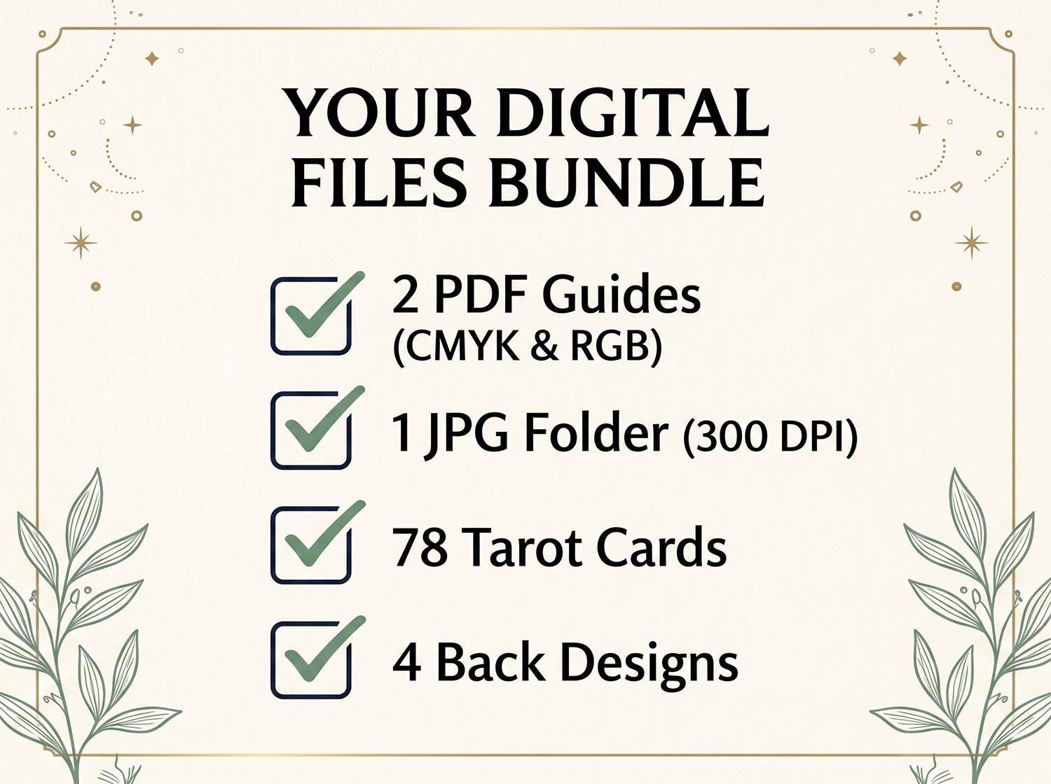 Whimsical Storybook Tarot Deck | 78 Minimalist Boho Cards — Printable ...