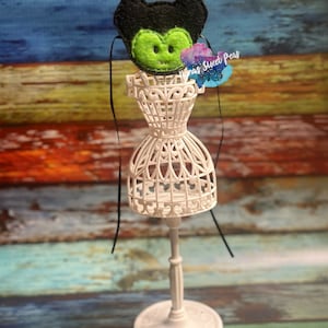 SALE Ready to Ship Christmas Gnome: Mean Fairy Mask -- 12inch Doll Clothes