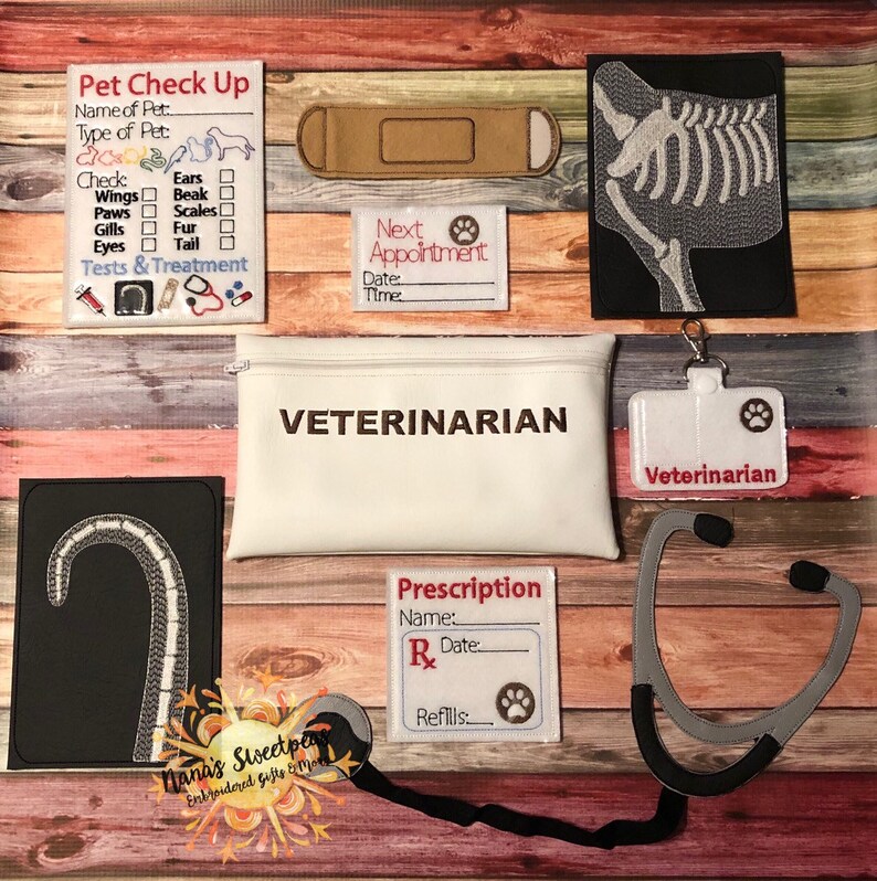 Vet Pretend Play Set | Etsy