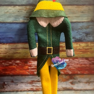 Christmas Gnome Bud Costume -- 12inch Doll Clothes