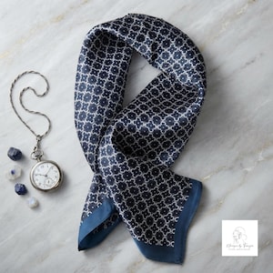 Vintage patroon pochet – Heren zakdoek, formeel accessoire