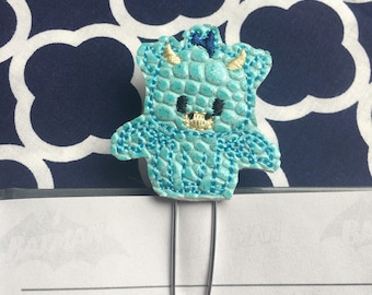 Dragon Planner clip, Dragon book clip, Planner accessories