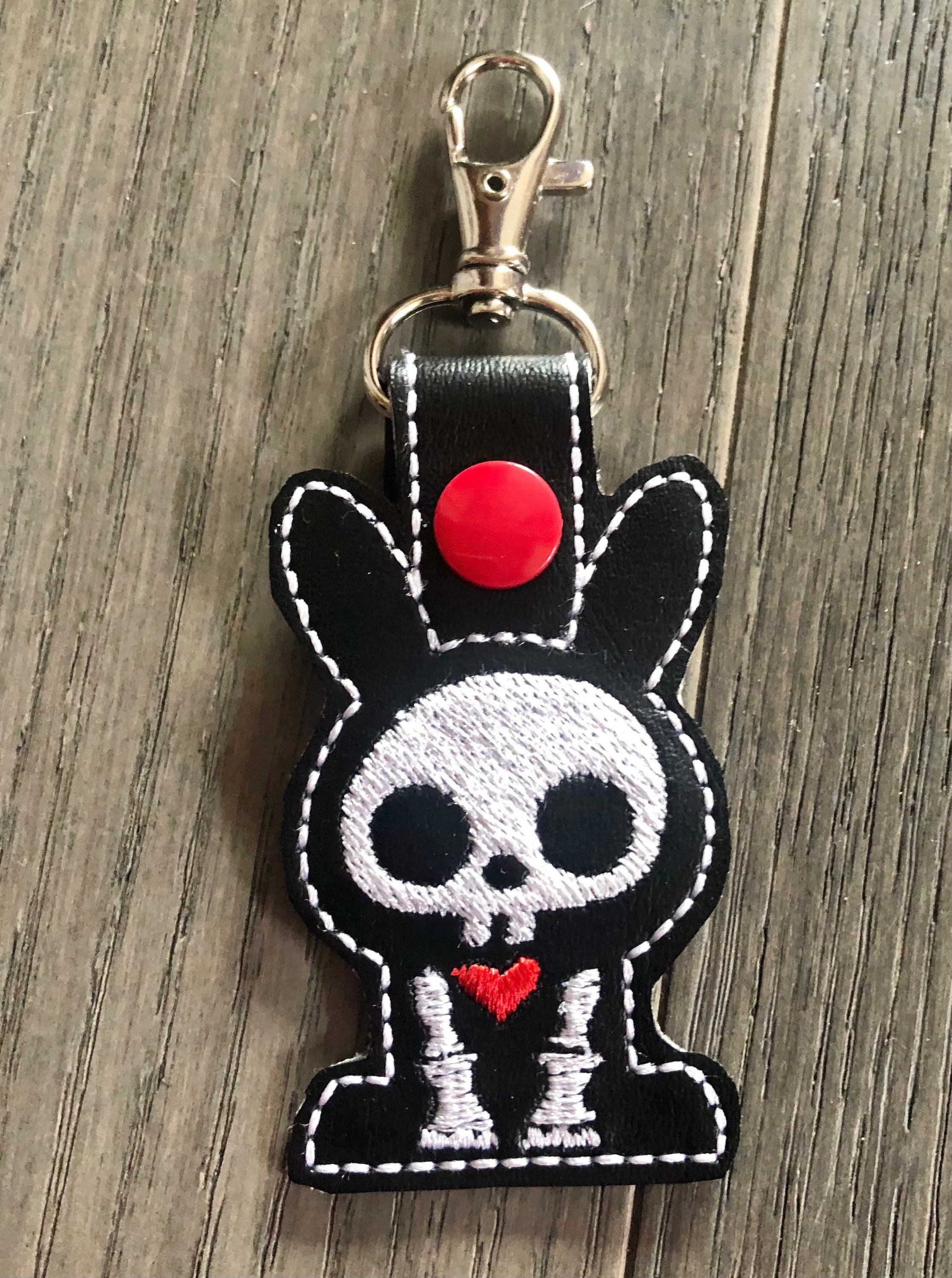 Skelanimal Inspired Key Fobs, Skull Animal Key Chain, Skull Animal