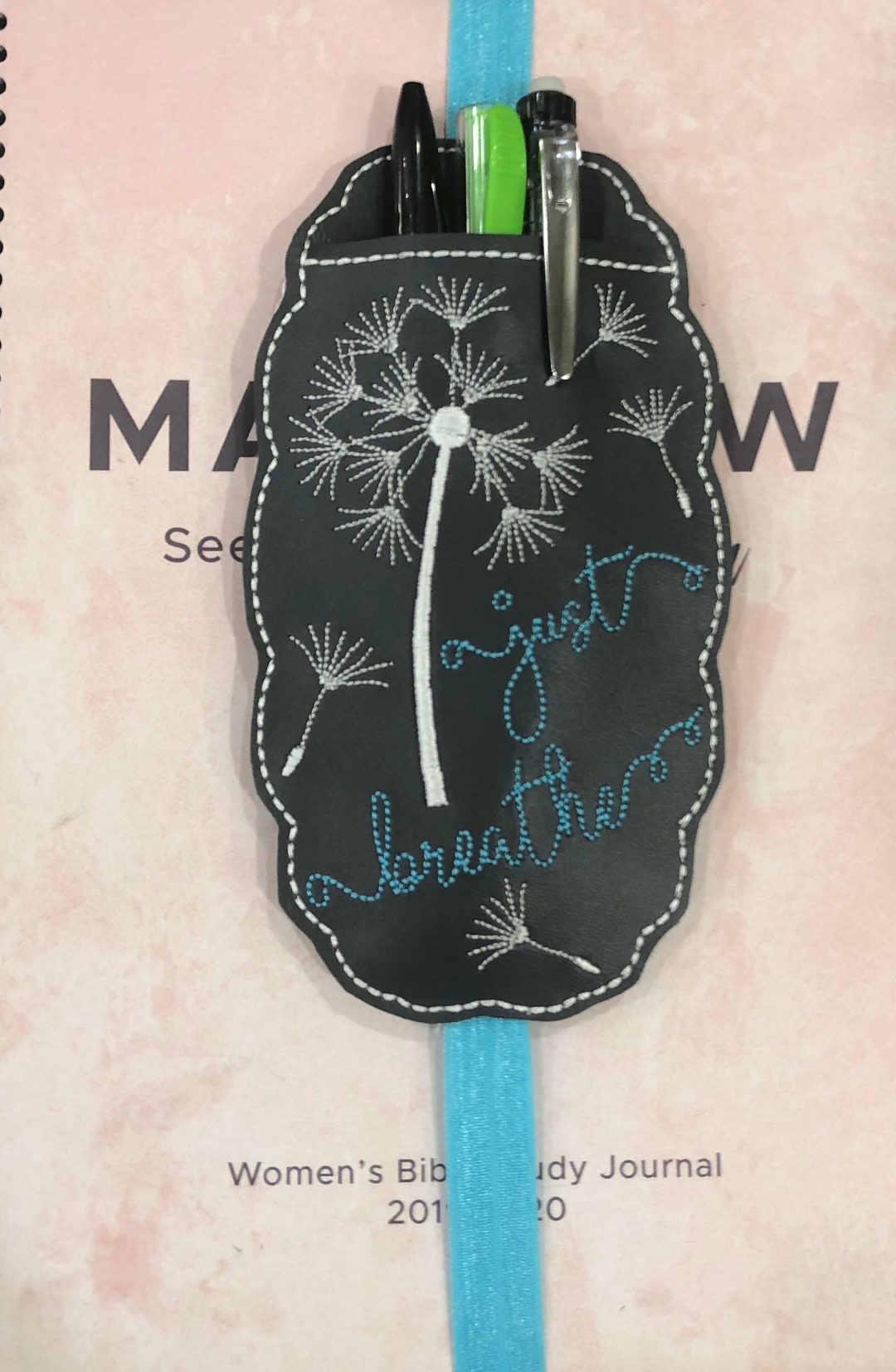 Planner Pen Holder Planner Pocket Pen Case Planner Pocket Etsy