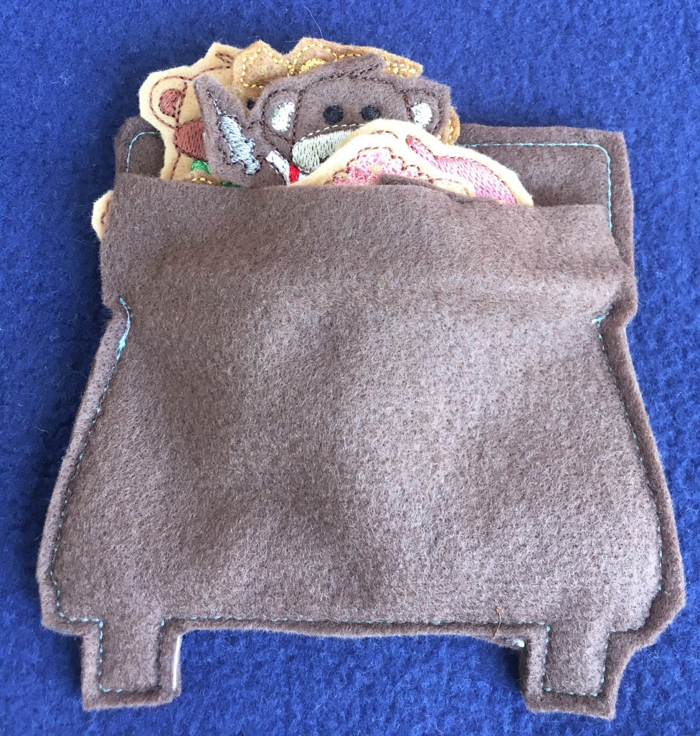 5 Little Monkeys Finger Puppet Set, 5 Little Monkey Busy Bag Set - Etsy