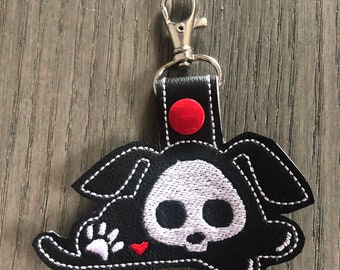 Skelanimal Inspired Key Fobs, Skull Animal Key Chain, Skull Animal