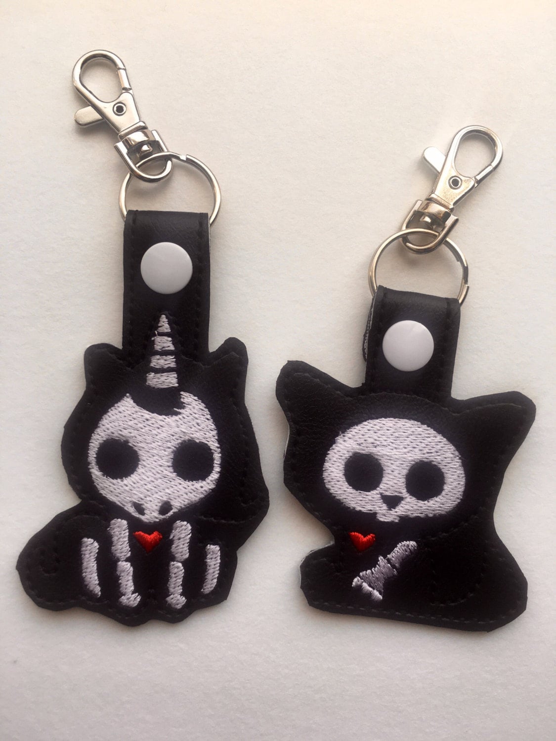 Skelanimal Inspired Key Fobs, Skull Animal Key Chain, Skull Animal