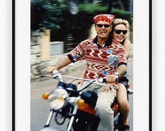 Jack Nicholson Iconic Saint Tropez Print, Vintage Photography Poster, French Riviera Wall Art, Luxury Decor, Fine Art Poster