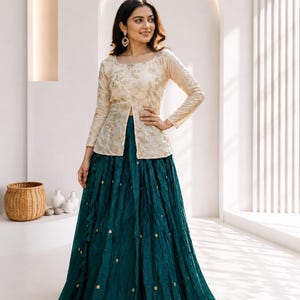 long sleeve lehenga dress Buy Modest Full Sleeve Lehenga Choli Online for Women in USA