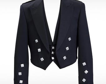 Prince Charlie Jacket & Vest – 100% Wool Scottish Kilt Jacket | Formal Highland Wear