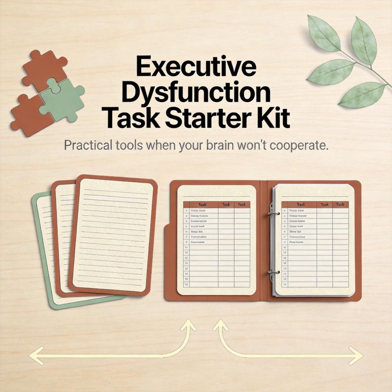 Executive Dysfunction Task Starter Kit - Etsy