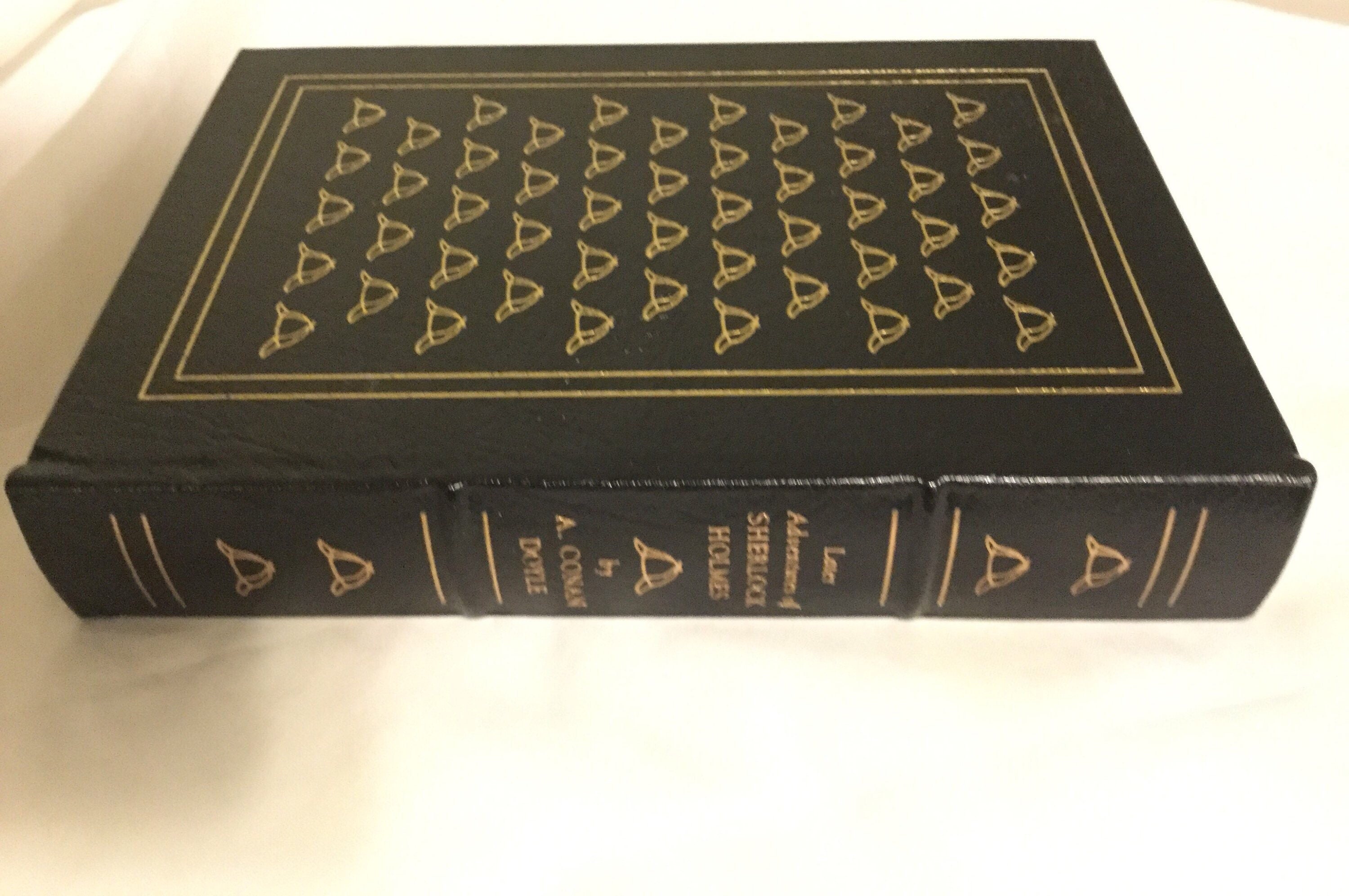 Adventures of Sherlock Holmes Stories by Conan Doyle Leather Bound Hardcover 