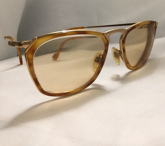 RODENSTOCK　12KT Exclusiv R4026 B135　ゴールド Rodenstock Glasses Frame R7086 B 50-20 145 half Rim Timeless