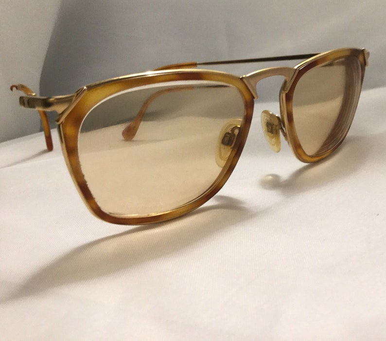 Rodenstock-12K Gold Plated & Tortoise Unisex Vintage Cerruti Eyeglasses 1881- 1501 GP 8 shops 140 mm /Made In Germany-Pristine-Unisex Prescription