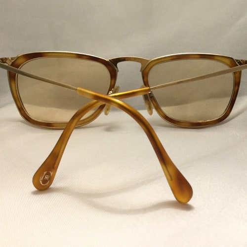 Rodenstock-12K Gold Plated & Tortoise Unisex Vintage Cerruti Eyeglasses 1881- 1501 GP 8 shops 140 mm /Made In Germany-Pristine-Unisex Prescription