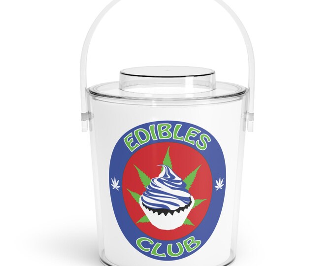 Ice Bucket with Tongs
