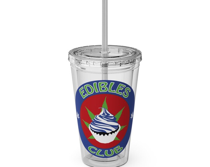 Sunsplash Tumbler with Straw, 16oz