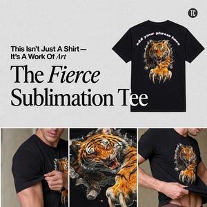 3D Tiger Tee image 4