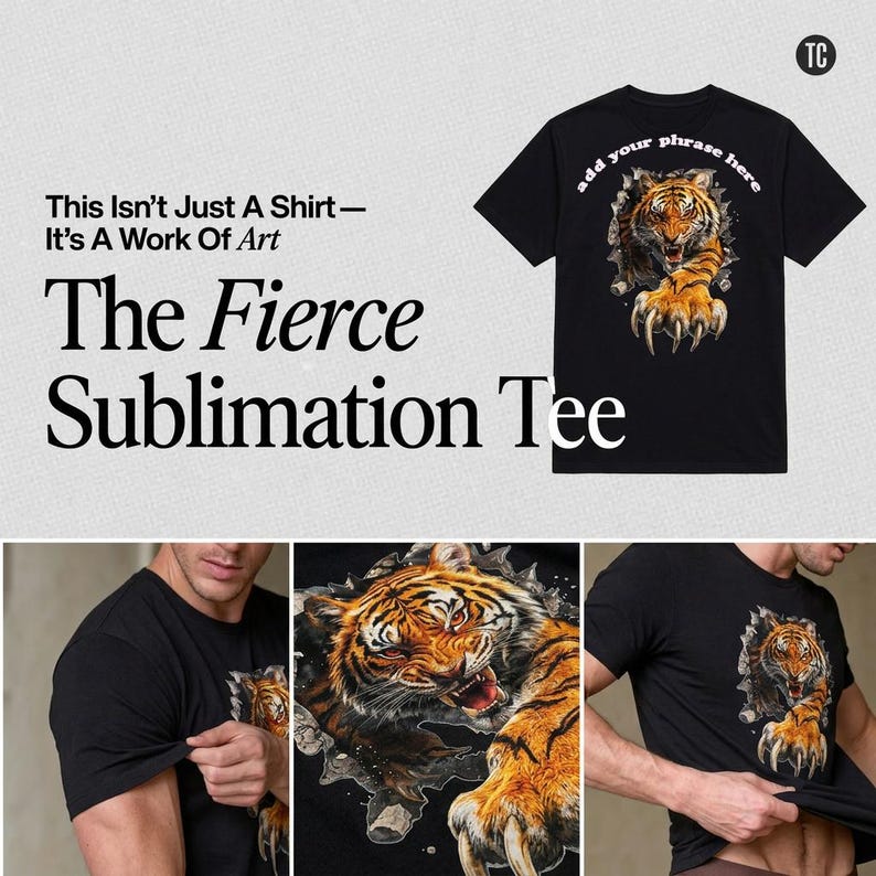 3D Tiger Tee image 4