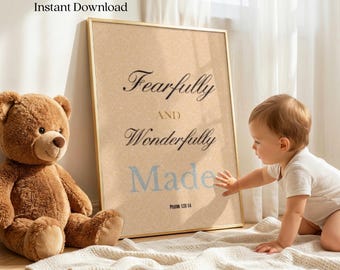 Kinderzimmer Wandkunst: Wunderbar gemachter Schriftdruck (Digitaler Download)