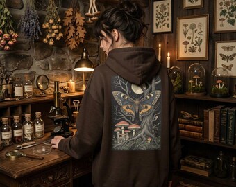 Feral Hoodie | Cottagecore Dark Academia Witchy Pullover