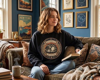 Doing Nothing Club Sweatshirt | Cosy Cottagecore Crewneck | Lazy Day Sweater