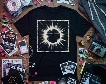 Blog Haus Survivor T-Shirt | 2000s Nostalgia Tee | Millennial Humor Retro Graphic