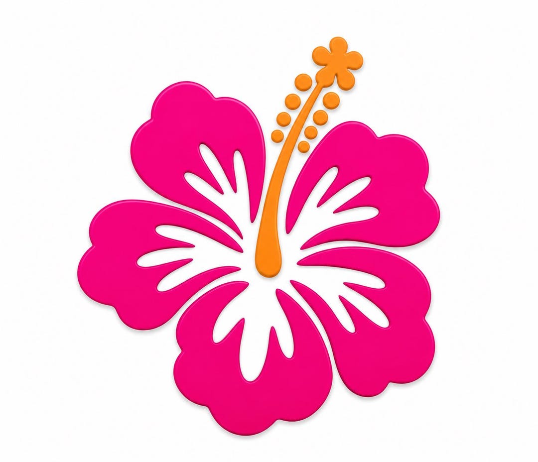 Hibiscus Flower Svg Png, Tropical Hawaiian Floral Cut File for Cricut ...