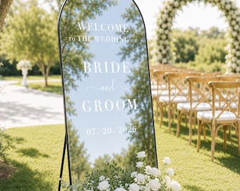 Wedding Welcome Mirror/Sign | Cricut SVG | Instant Download!